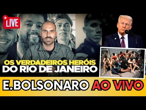 🔥 AO VIVO: EDUARDO BOLSONARO REVELA COMO TRUMP PODE AJUDAR A DESTRUIR A BANDIDAGEM DO RIO!