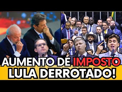 🔴 QUEBRA PAU AO VIVO: GOVERNO LULA SOFRE DERROTA DURA LULA E  BOLSONARISTAS DESTRUIRAM A ESQUERDA