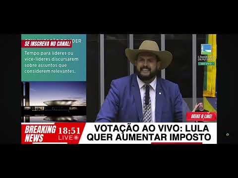 🛑 AGORA: Deputado Zé Trovão Rasgou o verbo em votação: Lula seu l4dr40 aqui não!!