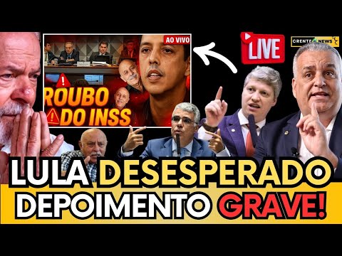 🚨CPI DO INSS: DEPOENTE É DESMASCARADO AO VIVO E PODE ENTREGAR IRMÃO DE LULA, VEJA O DEPOIMENTO!