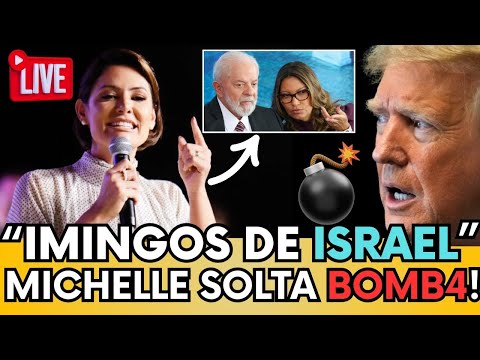 🔥MICHELLE BOLSONARO DETONA LULA E JANJA AO VIVO: “ESSA ESQUERDA MALDITA INIMIGA DE ISRAEL!” VEJA
