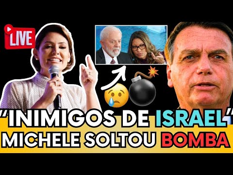 🔥MICHELLE BOLSONARO HUMILHA LULA E JANJA AO VIVO: “ESSA ESQUERDA MALDITA INIMIGA DE ISRAEL!” VEJA