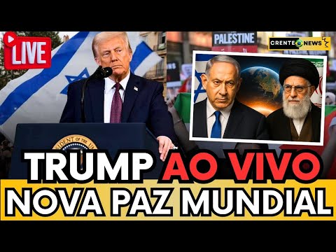 🚨 AO VIVO: TRUMP COLOCA FIM AO CONFLITO ENTRE HAMAS E  ISRAEL, COBERTURA COMPLETA  ASSISTA AO VIVO!