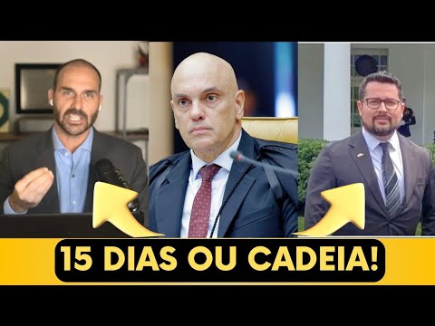 🚨 MORAES DÁ PRAZO PARA EDUARDO E FIGUEIREDO: 15 DIAS PARA FUGIR DA CONDENAÇÃO!