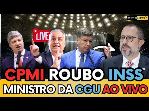 🔴 AO VIVO: DEPOIMENTO DE  VINICIUS MARQUES DE CARVALHO ATUAL MINISTRO DA CGU, TRANSMISSÃO AO VIVO