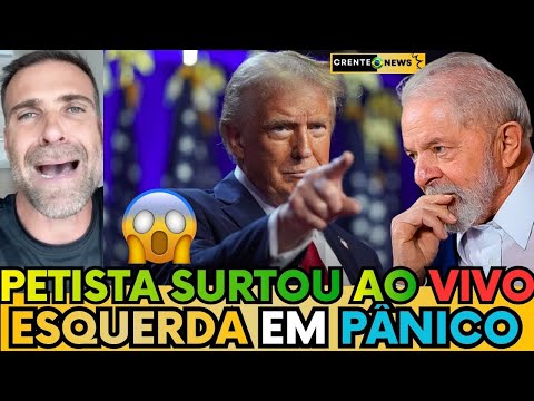 🚨URGENTE:  BLOGUEIRO ESQUERDISTA PASSA VERGONHA E  SURTA POR REJEIÇÃO DO TRUMP AO LULA - ASSISTA
