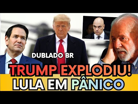 🚨 URGENTE! TRUMP REBATE JORNALISTAS E GOVERNO LULA ENTRA EM PÂNICO! 💥