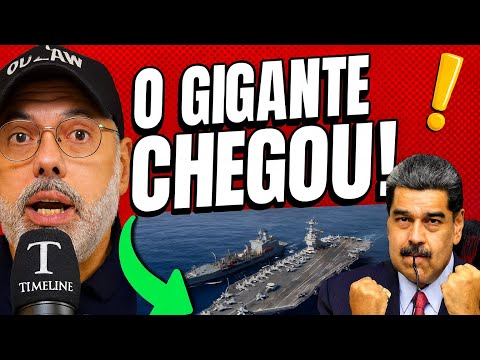 🚨 ALLAN DOS SANTOS: MAIOR PORTA-AVIÕES DO MUNDO CHEGA À VENEZUELA E MADURO ENLOUQUECE! 💣