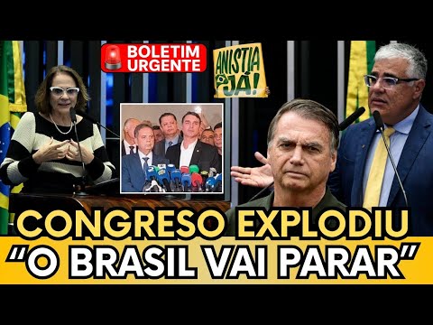 🔥 SENADORES SE REVOLTAM COM PEDIDO DE PRISAO DE BOLSONARO -"PARALIZAÇÃO GERAL NO CONGRESSO"