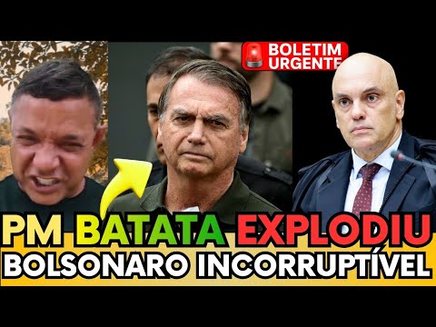 🚨POLICIAL MILITAR “BATATA” EXPLODE EM DEFESA DE BOLSONARO: “VAS CULHARAM TUDO E NÃO ACHARAM NADA!”