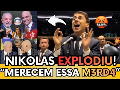 NIKOLAS DETONA ELEITORES DE LULA "O PROBLEMA É O PRÓPRIO POVO, VOCÊS MERECEM MORAES! MERECEM LULA!”