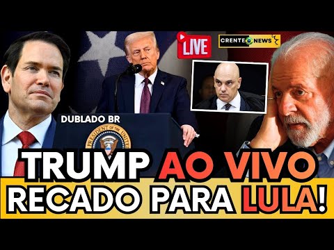 💣 BOMB4: TRUMP HUMILHA LULA E ENVIA RECADO AO BRASIL! “NÃO BRINQUEM COM OS EUA!”🇺🇸🔥
