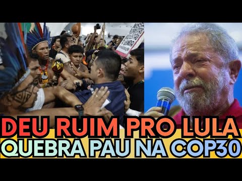 🚨 URGENTE: INDÍGENAS INVADEM A SEDE DA COP30 E CAUSAM QUEBRA-QUEBRA EM PROTESTO CONTRA LULA!