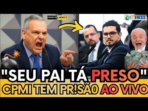 💣⚠️ BOMBA ERICK FIDELIS RECEBE NOTÍCIA DA PRISÃO DO SEU PAI AO VIVO NA CPMI DO INSS! TENSÃO EXPLODIU