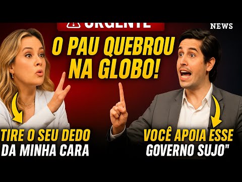 💣 JOEL E NATUZA QUEBRAM O PAU AO VIVO NA GLOBO! MILITANTE LEVA INVERTIDA HISTÓRICA! 🚨