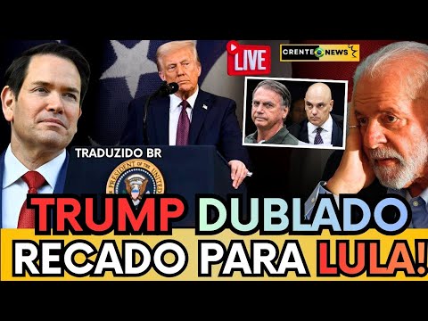 AO VIVO: TRUMP FAZ COMUNICADO QUENTE APÓS RETIRAR SANÇÕE CONTRA MORAES E ESPOSA- ASSISTA (DUBLADO)