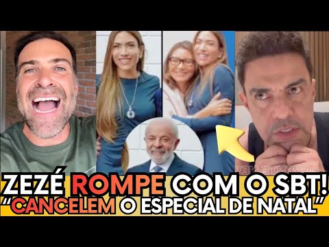 🚨URGENTE: ZEZÉ DI CAMARGO DETONA O SBT: “EU NÃO COMPACTUO COM ISSO! O BRASIL NÃO COMPACTUA!” ASSISTA