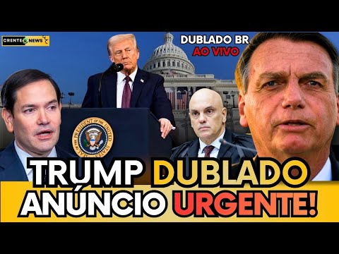AO VIVO: TRUMP REBATE JORNALISTAS EM COLETIVA APÓS RETIRAR SANÇÕES CONTRA MORAES E ESPOSA- ASSISTA