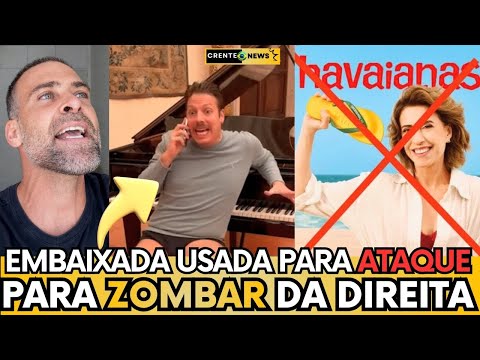 🚨ESCÂNDALO INTERNACIONAL! PORCHAT USA EMBAIXADA DO BRASIL NA ITÁLIA SEM AUTORIZAÇÃO E É DESMASCARADO