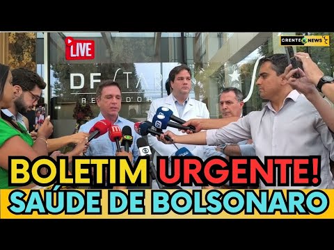 🚨AO VIVO! BOLETIM MÉDICO: BOLSONARO PASSA POR NOVA CIRURGIA E ESTADO É DELICADO