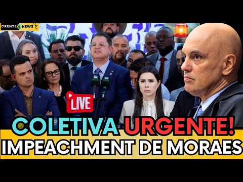 🚨 AO VIVO: SENADORES E DEPUTADO FAZEM PEDIDO DE IMPEACHMENT CONTRA MINISTRO DO STF  ASSISTA AGORA