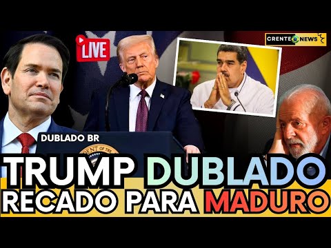 🚨TRUMP SE REÚNE COM MARCO RUBIO E CHEFES DE ESTADO E MANDA RECADO PARA MADURO “SE PREPARE” (DUBLADO)