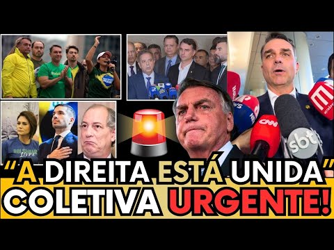 ⚠️ URGENTE! APÓS REUNIÃO FLÁVIO BOLSONARO DISPAR: “A DIREITA ESTÁ MAIS UNIDA DO QUE NUNCA!”