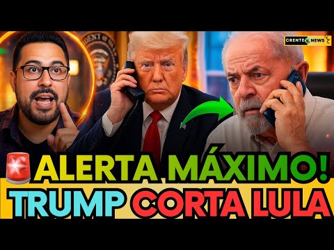 🚨 TRUMP DEIXA LULA SEM SAÍDA — A LIGAÇÃO TERMINA DE UM JEITO INACREDITÁVEL!