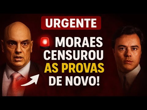 🚨 A VERDADE OCULTA? VEJA AS “PROVAS” QUE A DEFESA DIZ QUE MORAES BARROU!
