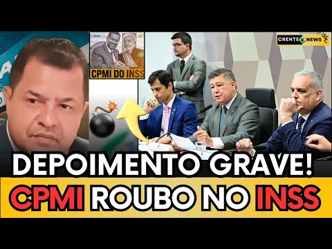 🚨AO VIVO: DEPOIMENTO GRAVEPODE ENTREGAR ESQUEMA DE FRAUDES DO GOVERNO LULA NA CPMI DO INSS - ASSISTA