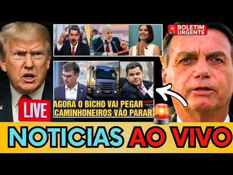 🚨 URGENTE! GREVE DOS CAMINHONEIROS, TRUMP FALA EM AÇÃO CONTRA MADURO E STF DECIDE SOBRE BOLSONARO