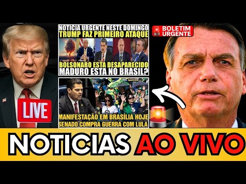 🚨 💣 URGENTE! EXPLODIU TUDO HOJE! PF, BOLSONARO, STF, TRUMP E MADURO - LULA ENTRA EM ALERTA MÁXIMO!