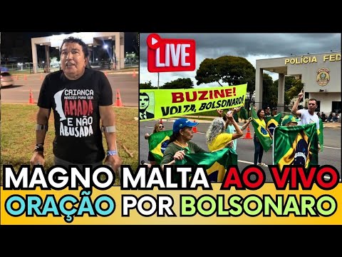 🚨 MAGNO MALTA ATUALIZA O ESTADO DE SAÚDE DE BOLSONARO E FAZ ORAÇÃO EM FRENTE A POLÍTICA FEDERAL