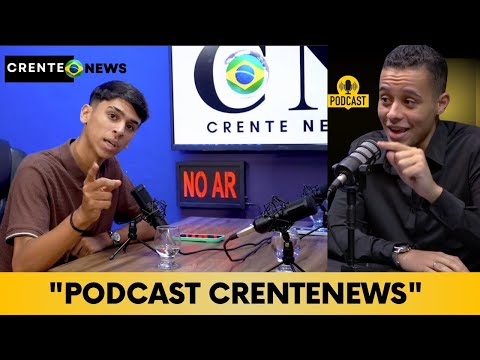 PODECAST CRENTE NEWS: PEDRINHO CONTA COMO VIRALIZOU COM HUMOR GOSPEL PARODIA "SOU O SEU VARÃO"