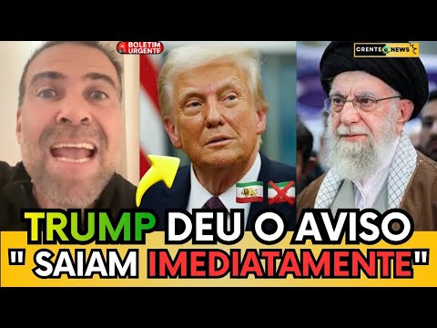 🚨 URGENTE! TRUMP MANDA AMERICANOS SAÍREM DO IRÃ AGORA – GU3RR4 À VISTA? - ASSISTA E ENTENDA