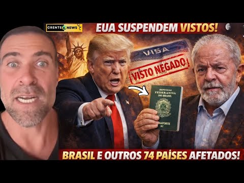 🚨 BOMB4 INTERNACIONAL! EUA CONGELAM VISTOS DO BRASIL E COLOCAM LULA AO LADO DO IRÃ E DA RÚSSIA