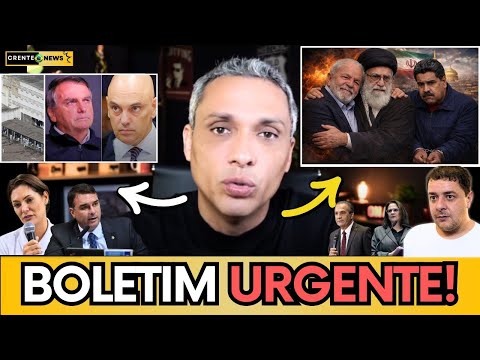 🚨 BOLETIM URGENTE COM GUSTAVO GAYER - MORAES MANDA BOLSONARO PARA PAPUDA, LULA COMPRA BRIGA DO IRÃ