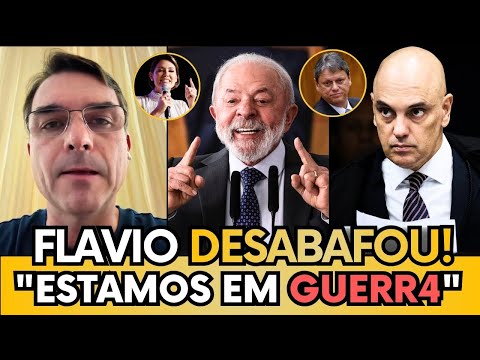 FLÁVIO FAZ DESABAFO FORTE” MICHELLE É IMPORTANTE, TARCÍSIO E UM ALIADO” PRECISAMOS DE UNIÃO