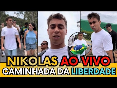 🚨 AO VIVO - NIKOLAS CAMINHANDO DE MINAS ATÉ BRASÍLIA EM FORMA DE PROTESTO “CAMINHADA PELA LIBERDADE”