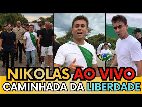 🚨AO VIVO: NIKOLAS CAMINHANDO DE MINAS ATÉ BRASÍLIA EM FORMA DE PROTESTO “CAMINHADA PELA LIBERDADE”