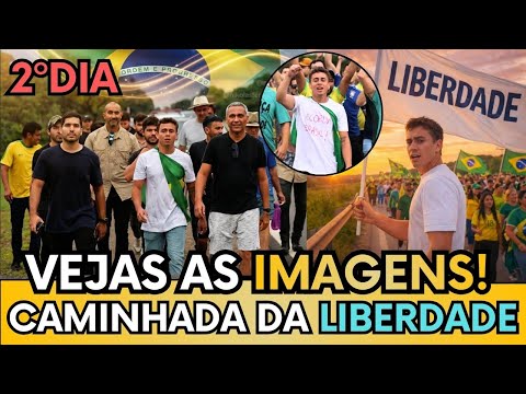 💣 MULTIDÃO NAS RUAS! NIKOLAS, GAYER, BOLSONARO E PATRIOTAS LOTAM A 2ª CAMINHADA PELA LIBERDADE "