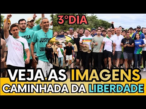🚨 NIKOLAS, GAYER E SEBASTIÃO COELHO E PATRIOTAS NO 3º DIA CAMINHADA PELA LIBERDADE RUMO A BRASÍLIA