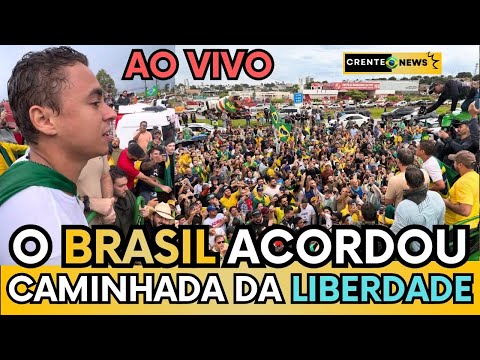 🚨AO VIVO: NIKOLAS E MULTIDÃO DE PATRIOTAS NAS RUAS, 3º DIA CAMINHADA POR JUSTIÇA E LIBERDADE!