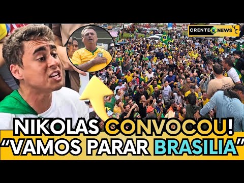 💣🇧🇷 MULTIDÃO DE PATRIOTAS! - NIKOLAS FAZ DISCURSO E REVELA O QUE VAI ACONTECER NO DIA 25 EM BRASILIA