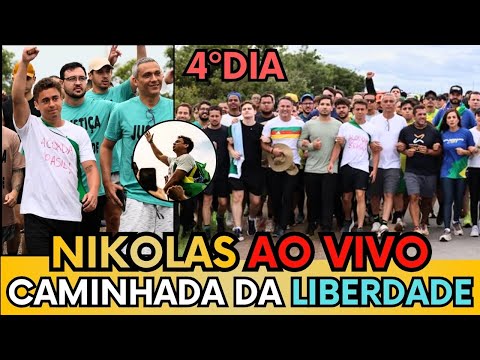 🚨AO VIVO: NIKOLAS, GAYER, JORDY E PATRIOTAS NO 4º DE CAMINHADA PELA LIBERDADE EM DIREÇÃO A BRASILIA