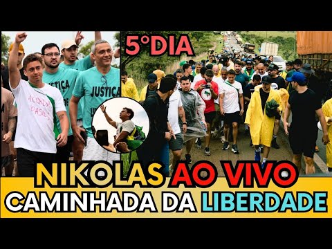 🚨AO VIVO: NIKOLAS E MULTIDÃO DE PATRIOTAS NAS RUAS, 5º DIA CAMINHADA POR JUSTIÇA E LIBERDADE!