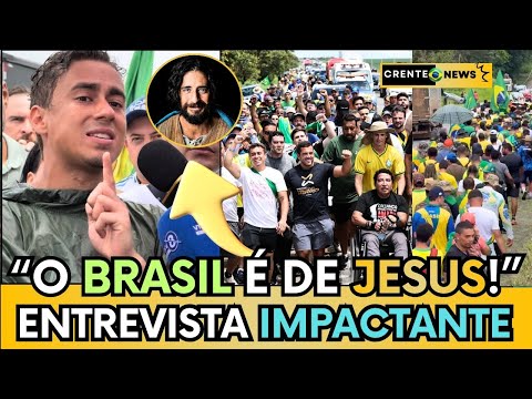 🚨🇧🇷 NIKOLAS CHOCA JORNALISTAS  AO FALAR DE JESUS NA CAMINHADA POR JUSTIÇA E LIBERDADE, ASSISTA!