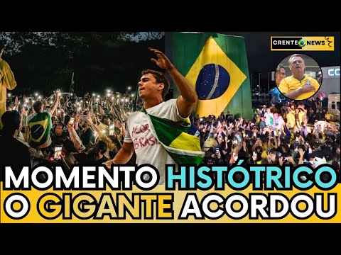🔥🇧🇷 NIKOLAS FERREIRA MOBILIZA CIDADE INTEIRA E MULTIDÃO PARA A CIDADE E GRITA “ACORDA BRASIL”