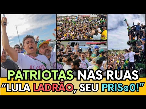 🚨🇧🇷 NIKOLAS PUXA O CORO EM PRAÇA DE GOIÁS "LULA LADRÃO SEU LUGAR E NÁ PR.." VEJA O MOMENTO"