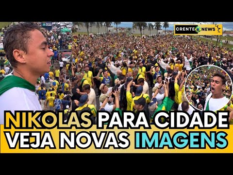 🚨🇧🇷 HISTÓRICO! GOIÁS PARA PARA RECEBER NIKOLAS FERREIRA: 6º DIA DA CAMINHADA POR JUSTIÇA E LIBERDADE